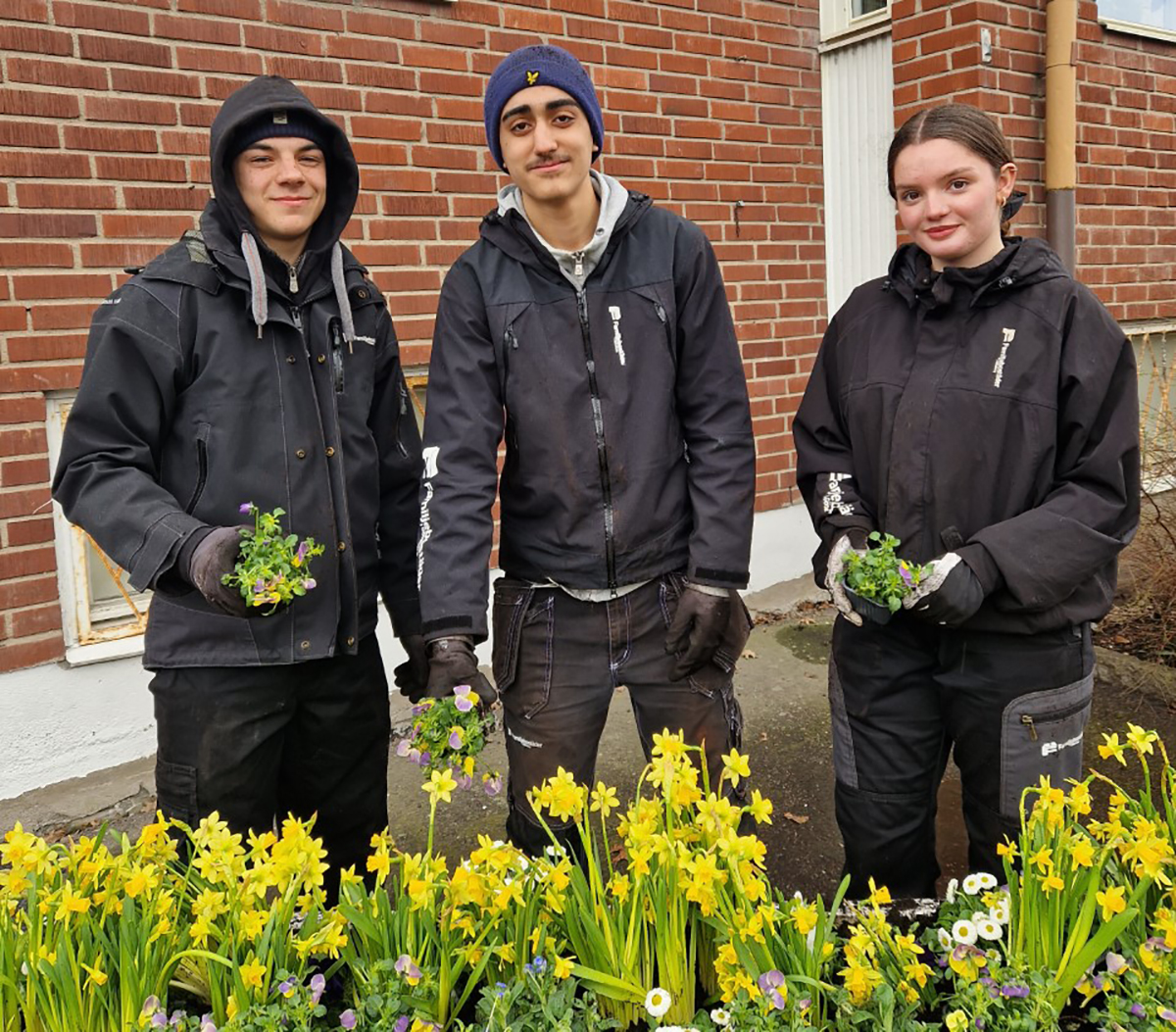 De jobbar hos Familjebostäder på påsklovet