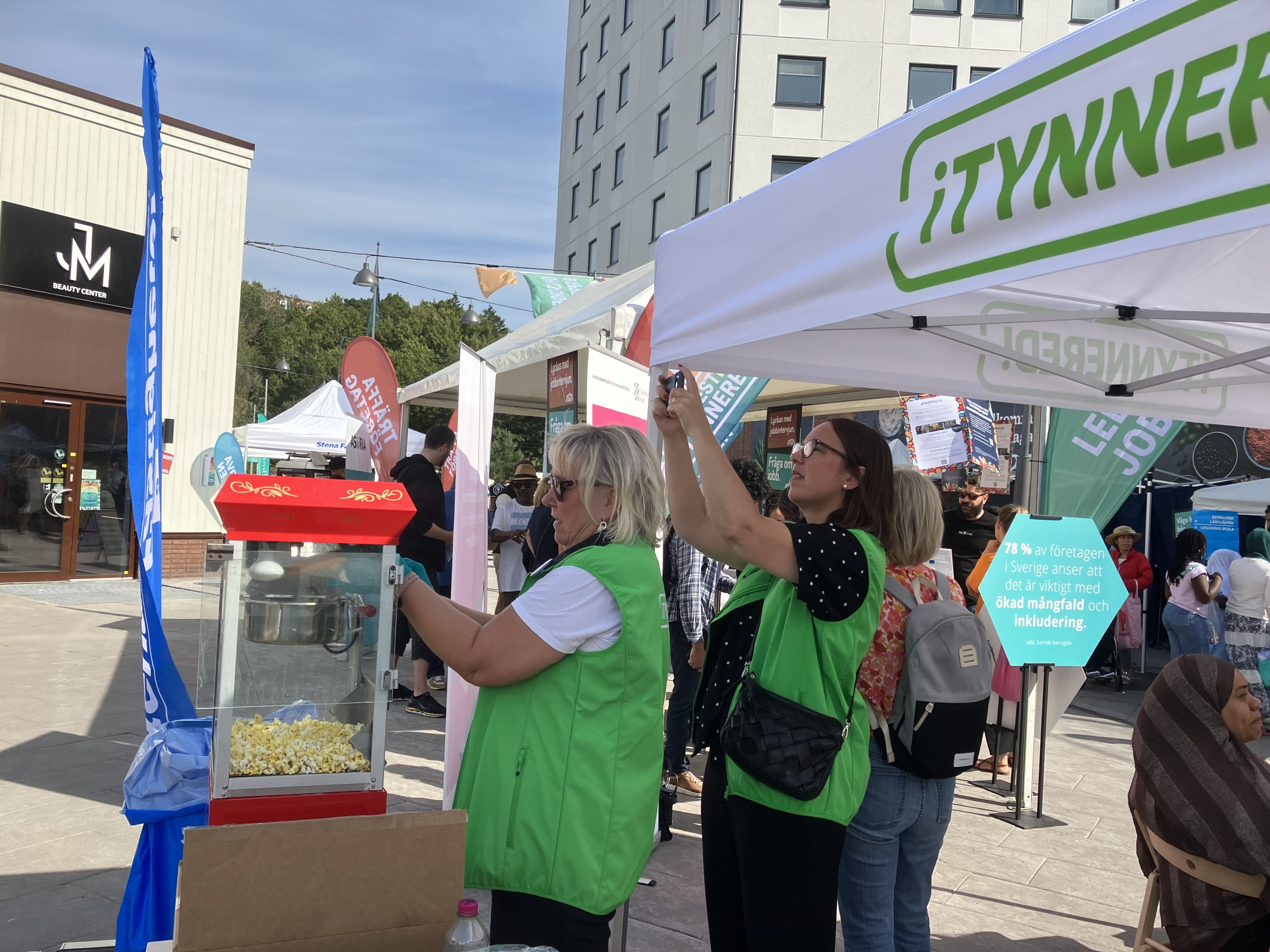 Succé för jobbfestival i Tynnered