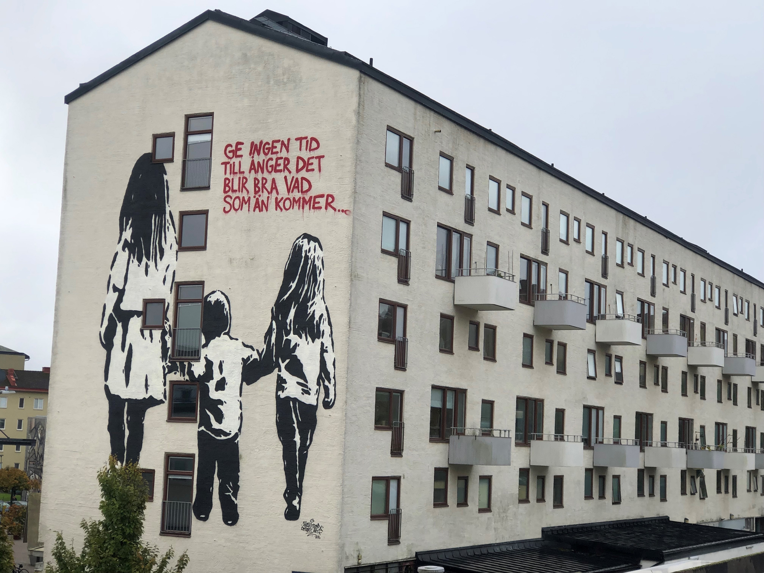 Hellstrom Street Art i Högsbo