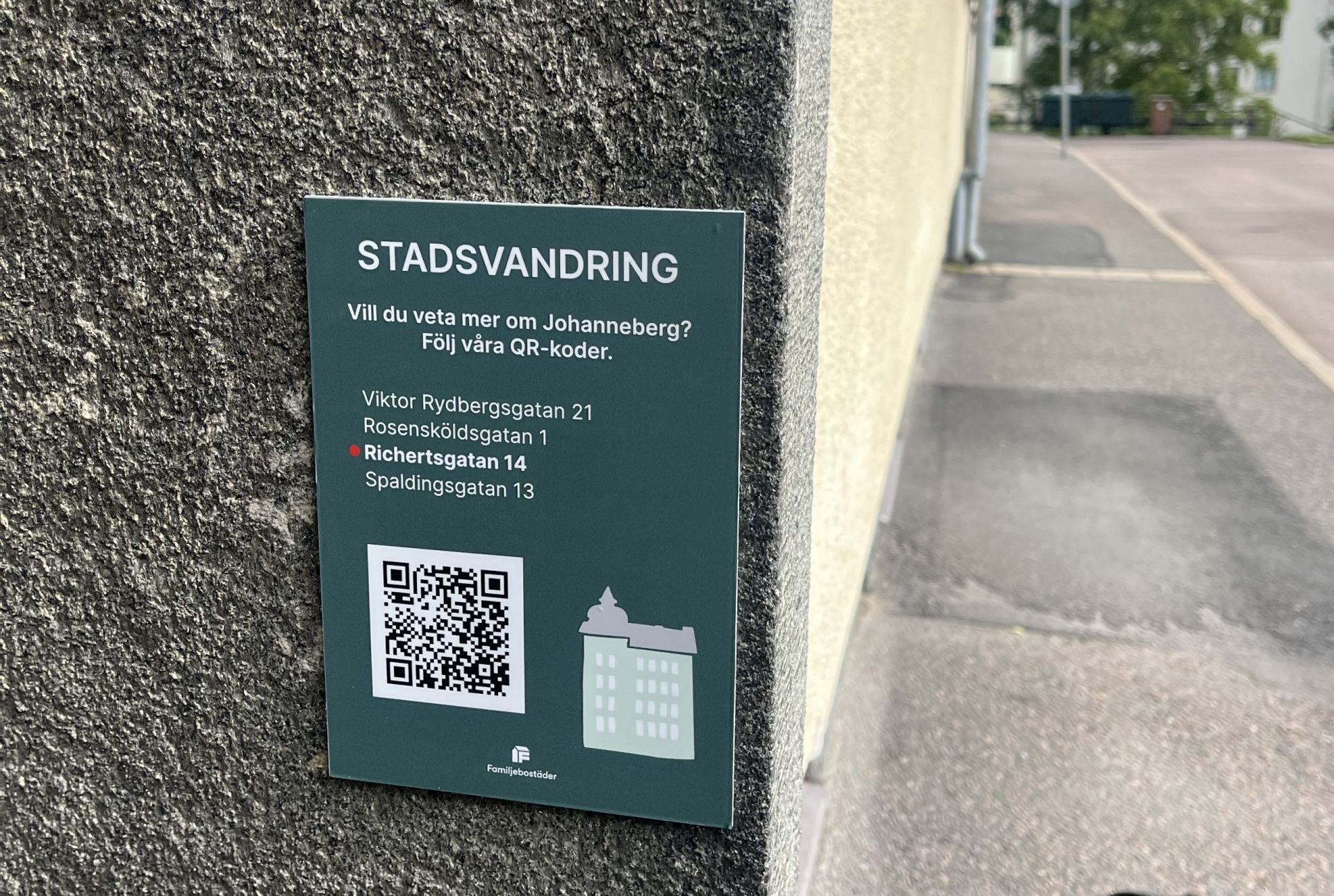 Stadsvandringar med QR-kod för alla