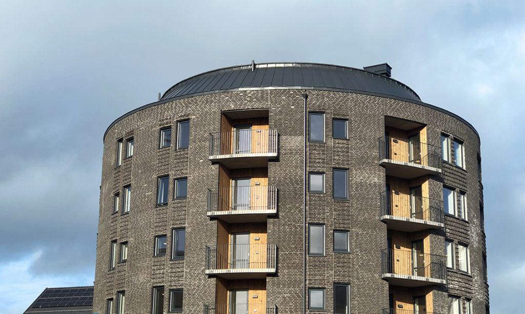 Runda huset i Selma stad är inflyttat