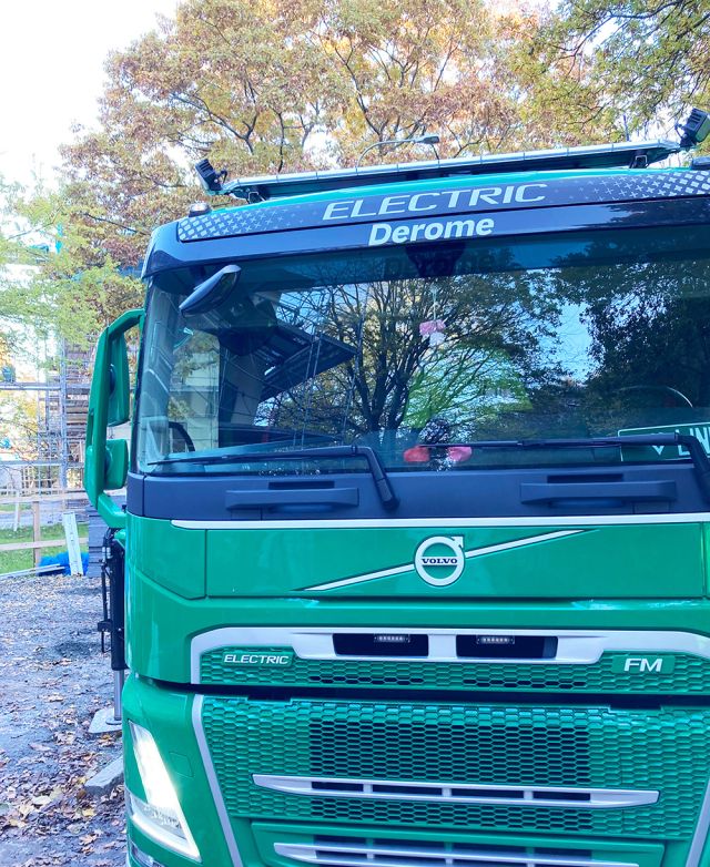 Våra leverantörers fordon körs nu med fossilfritt drivmedel i Änggården